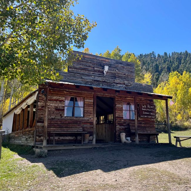cow camp cabin at rusty spurr ranch